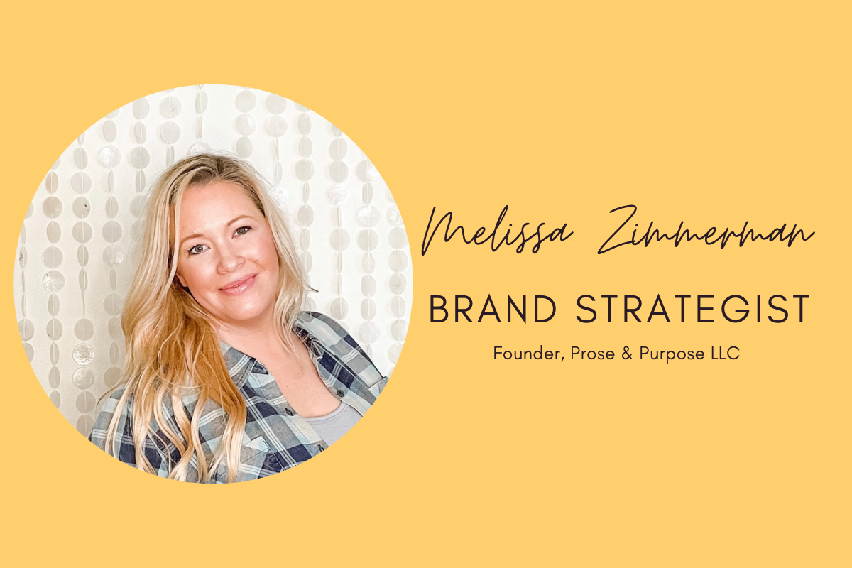 Melissa Zimmerman, founder of Prose & Purpose